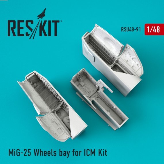 1/48 MiG-25 Wheels bay