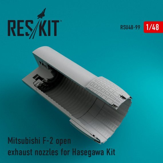 1/48 Mitsubishi F-2 open exhaust nozzles