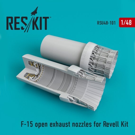 1/48 F-15 open exhaust nozzles