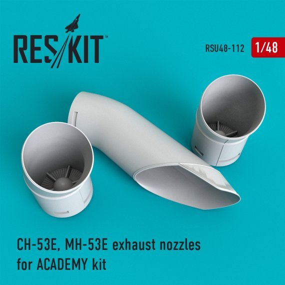 1/48 CH-53E, MH-53E exhaust nozzles