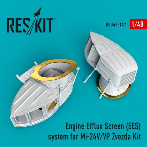 1/48 Mi-24V/VP Engine Efflux Screen system