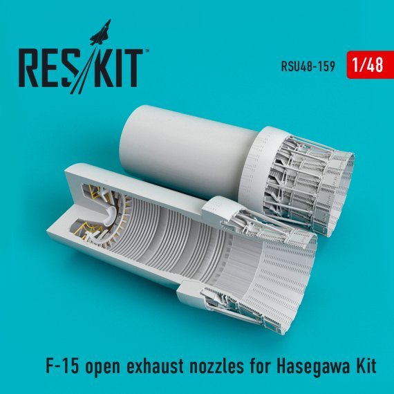 1/48 F-15 open exhaust nozzles