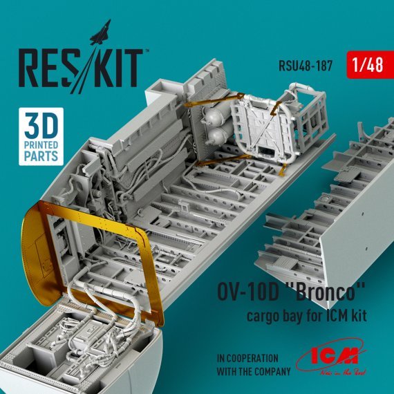 1/48 OV-10D Bronco cargo bay for ICM