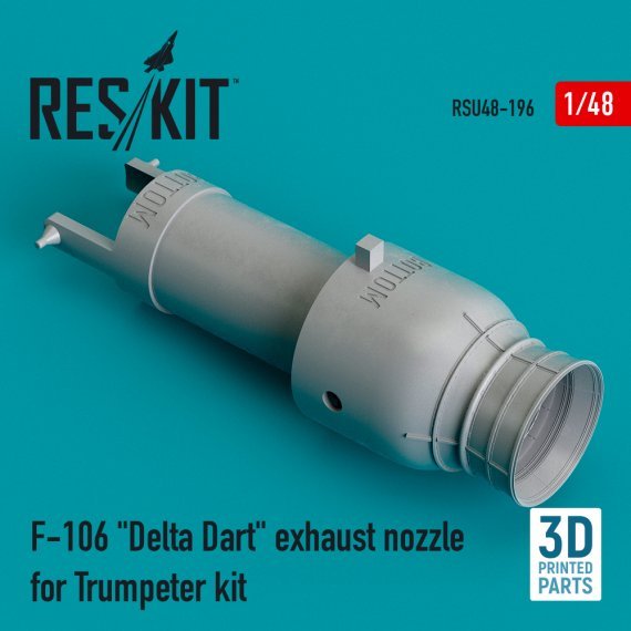 1/48 Convair F-106A Delta Dart exhaust nozzle for Trumpeter