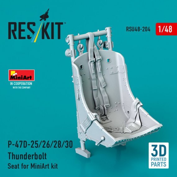ResKit 1/48 Si�ge P-47D Thunderbolt pour Miniart