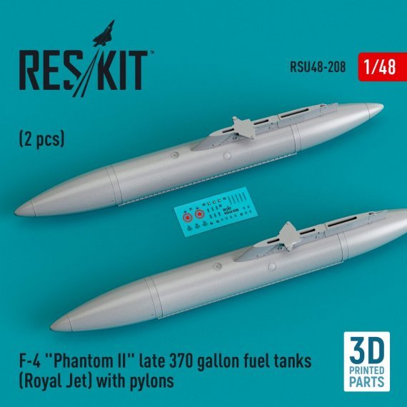 1/48 F-4 Phantom II late 370 gallon fuel tanks