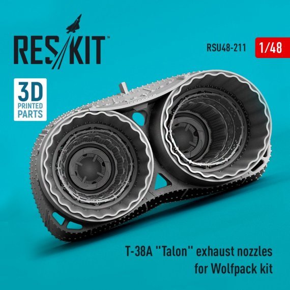1/48 T-38A Talon exhaust nozzles for Wolfpack