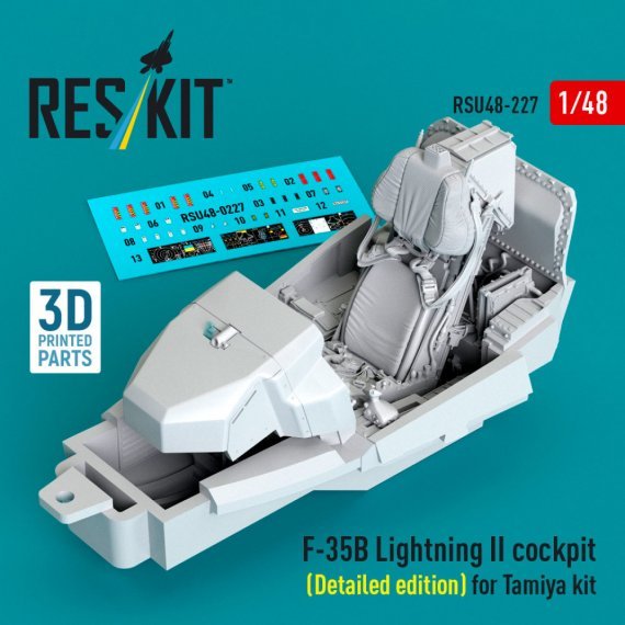 Cockpit d�taill� F-35B Lightning II 1/48 pour Tamiya