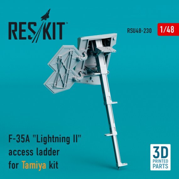 1/48 Lockheed-Martin F-35A Lightning II access ladder for Tamiya