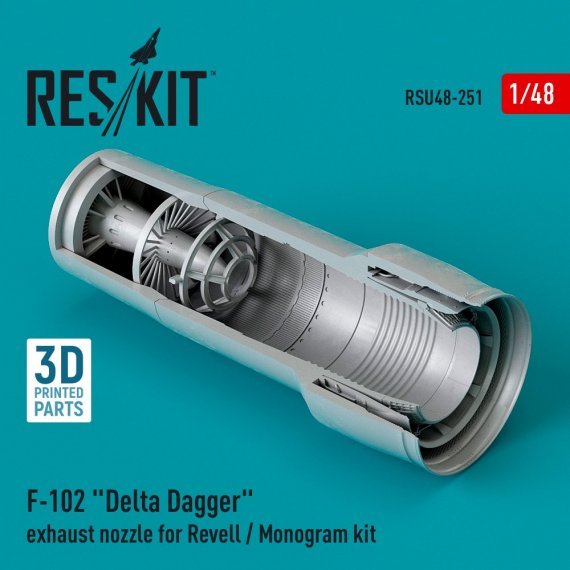 1/48 F-102 Delta Dagger exhaust nozzle for Revell/Monogram