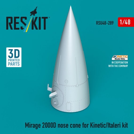 1/48 Mirage 2000D nose cone for Kinetic/Italeri