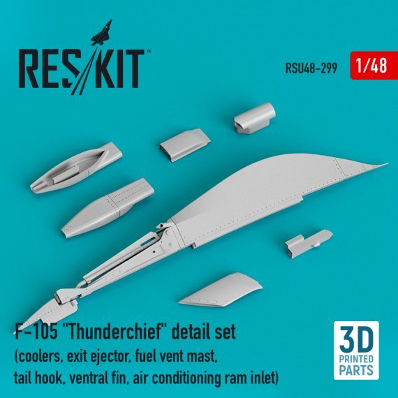 1/48 Republic F-105D Thunderchief detail set for Hobby Boss