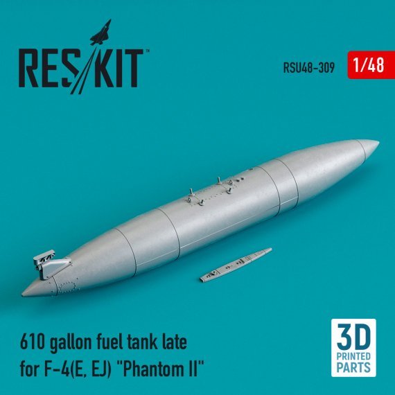 1/48 610 gallon fuel tank late for F-4E, EJ