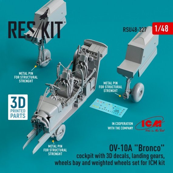 1/48 OV-10A Bronco Cockpit and landing gear