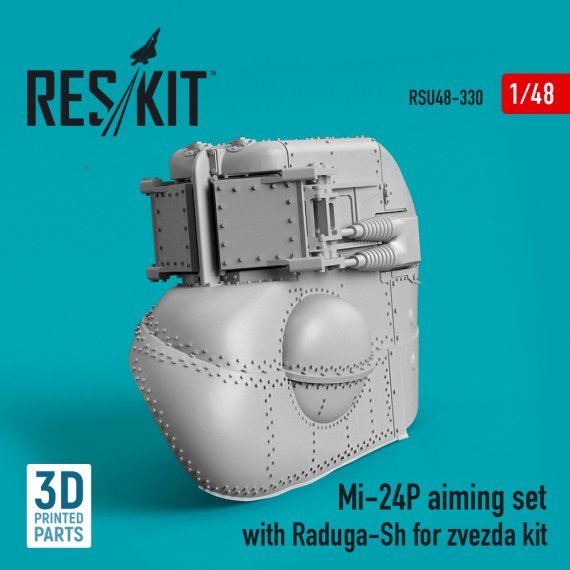 1/48 Mil Mi-24P aiming set with Raduga-Sh for Zvezda