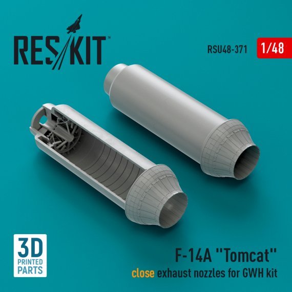 1/48 F-14A Tomcat close exhaust nozzles for GWH