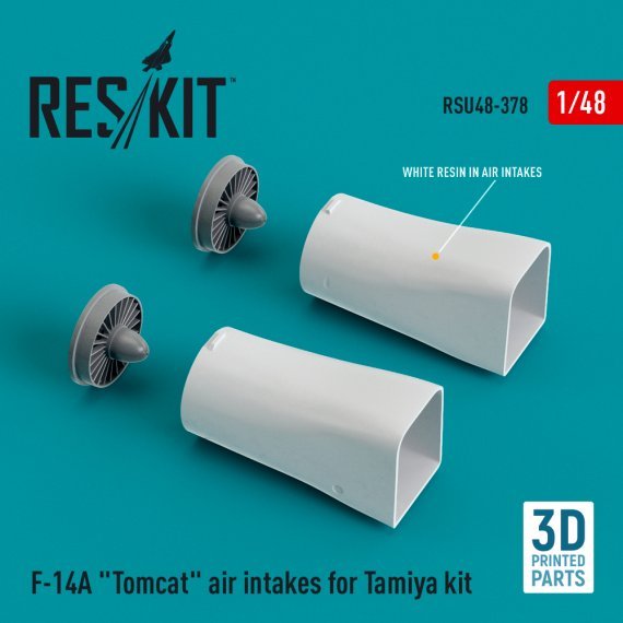 1/48 F-14A Tomcat air intakes for Tamiya