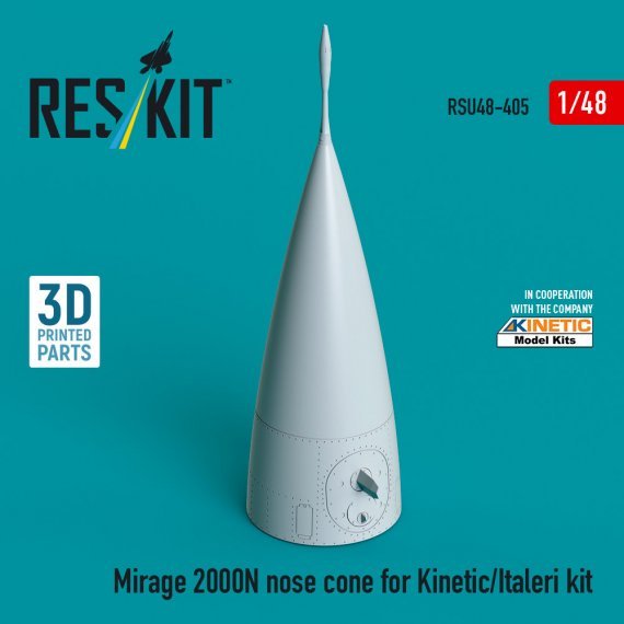 1/48 Mirage 2000N nose cone for Kinetic/Italeri