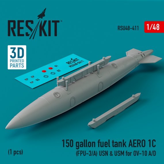 1/48 150 gallon fuel tank AERO 1C USN & USM