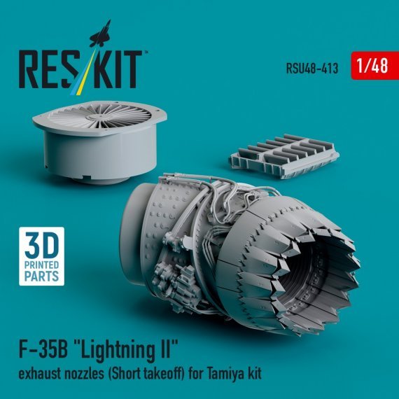 1/48 F-35B Lightning II exhaust nozzle short takeoff for Tamiya