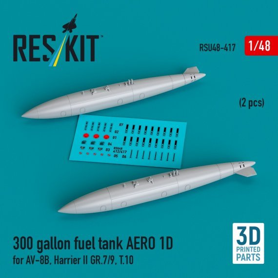 1/48 300 gallon fuel tank AERO 1D.