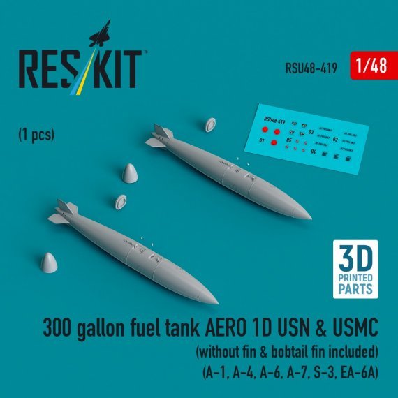 1/48 300 gallon fuel tank AERO 1D USN & USMC
