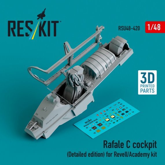 1/48 Rafale C cockpit Detailed edition