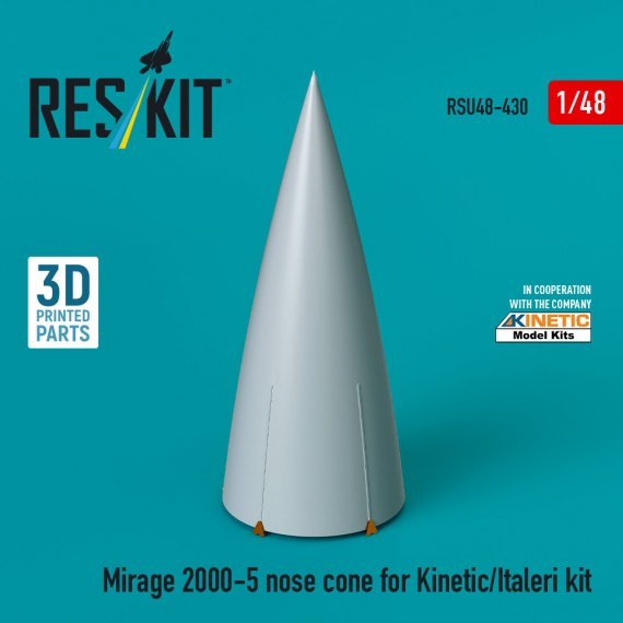 1/48 Mirage 2000-5 nose cone for Kinetic/Italeri