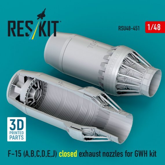 1/48 F-15 A,B,C,D,E,J closed exhaust nozzles for GWH