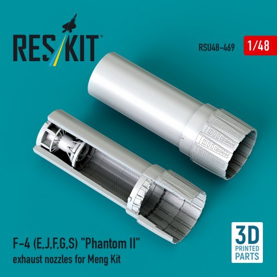1/48 F-4 E,J,F,G,S Phantom II exhaust nozzles for Meng