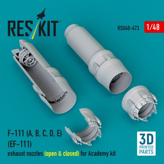 RESKIT 1/48 F-111 A/B/C/D/E Tuy�res d'�chappement ouvertes/ferm�