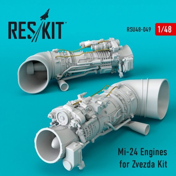 1/48 Mi-24 Engines