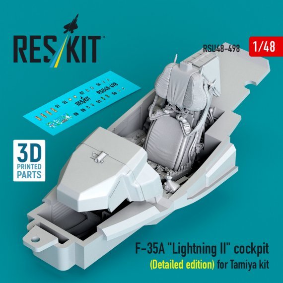 1/48 F-35A lightning II Cockpit - detailed edition - for Tamiya