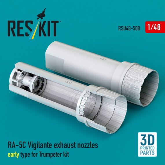 Reskit 1/48 RA-5C Vigilante Early Exhaust Nozzles Trumpeter