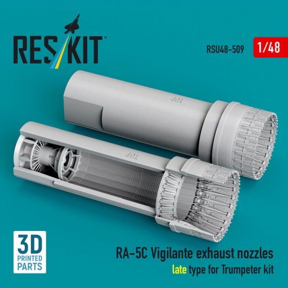RESKIT 1/48 RA-5C Vigilante Late Exhaust Nozzles Trumpeter