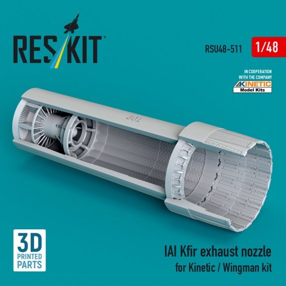 RESKIT 1/48 Tuy�re IAI Kfir pour Kinetic/WINGMAN