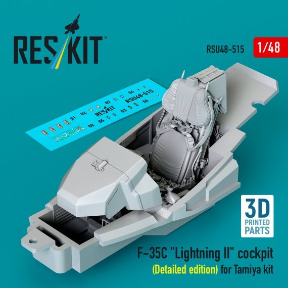1/48 F-35C Lightning II cockpit Detailed ed. TA