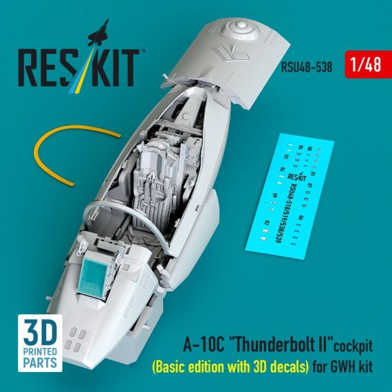 1/48 A-10C Thunderbolt II cockpit Basic ed.for GWH