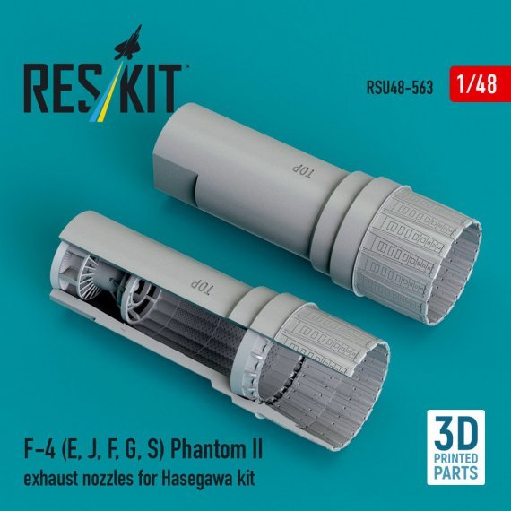 ResKit 1/48 F-4 E/J/F/G/S Phantom II Exhaust Nozzles Hasegawa