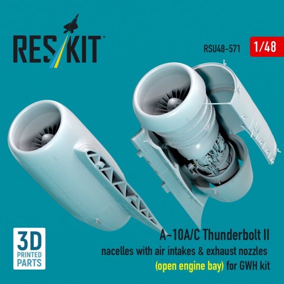 Reskit 1/48 A-10A/C Thunderbolt II Entr�es Air et Tuy�res