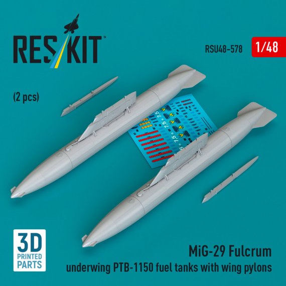 Reskit 1/48 MiG-29 Fulcrum R�servoirs PTB-1150
