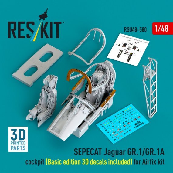 ResKit 1/48 Cockpit Jaguar GR.1/GR.1A BASIC Airfix