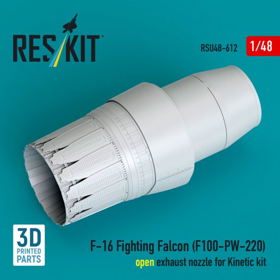 Reskit 1/48 F-16 Tuy�re F100-PW-220 pour Kinetic