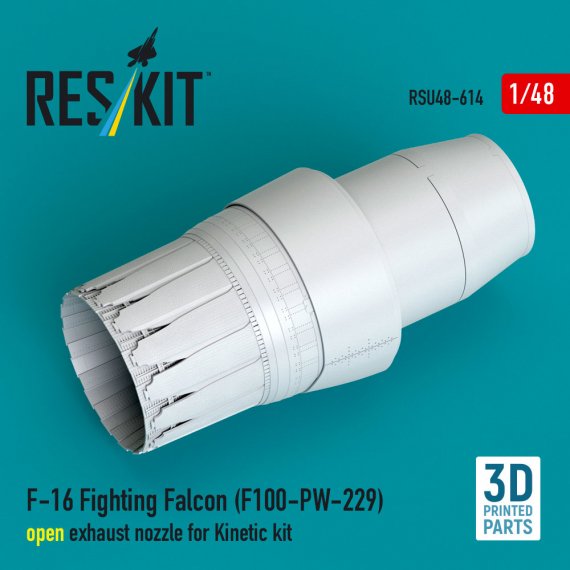 Reskit 1/48 F-16 Tuy�re F100-PW-229 pour Kinetic