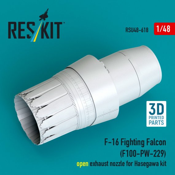 Reskit 1/48 F-16 Tuy�re F100-PW-229 pour Hasegawa