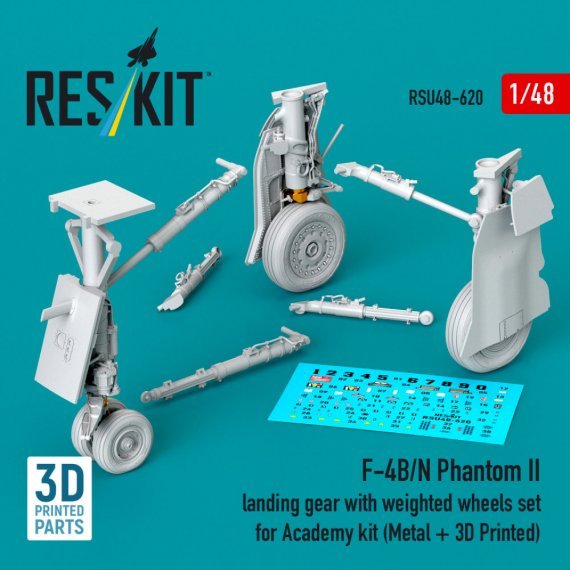 RESKIT 1/48 F-4B/N Phantom II Train d'atterrissage