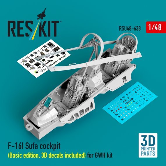 ResKit 1/48 Cockpit F-16I Sufa Basic Edition GWH