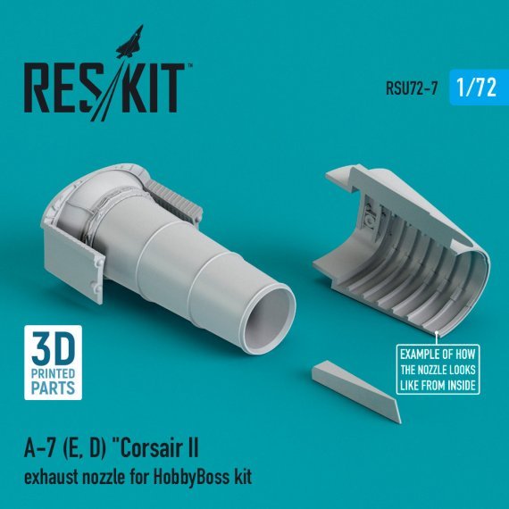 1/72 A-7 Corsair II exhaust nozzle