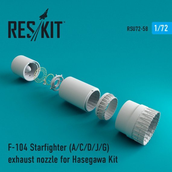 1/72 F-104 Starfighter A/C/D/J/G exhaust nozzle