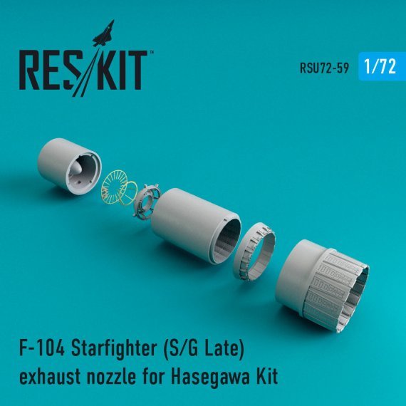 1/72 F-104 Starfighter exhaust nozzle